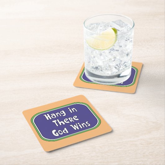 Hou vol - God wint Kartonnen Onderzetters (Insitu)