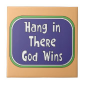 Hou vol - God wint Tegeltje (Voorkant)