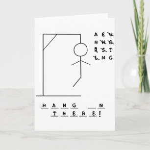 "Hou vol!" Hangman Game Kaart