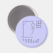 "Hou vol!" Hangman spel Magneet (Voorkant / Achterkant)