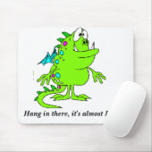 Hou vol, het is bijna vrijdag! muismat (Met muis)