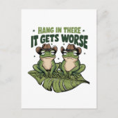 Hou vol, het wordt nog erger feestdagenkaart (Voorkant)