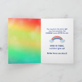 Hou vol! Je regenboog komt eraan! Kaart (Binnen)