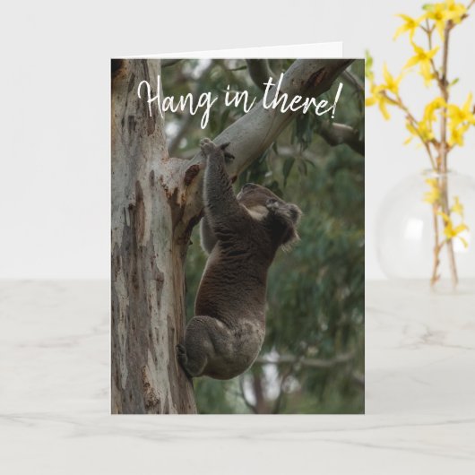 Hou vol. Koala Australia Kaart (Gele Bloem)