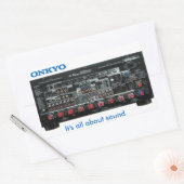 Hou vol! (Komaan, zoon!) TX-NR3030 Rechthoekige Sticker (Envelop)