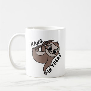 Hou vol luiaard koffiemok