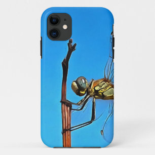 Hou vol met artistieke dragonfly tegen Cerulean Bl Case-Mate iPhone Case