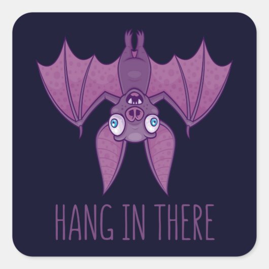 Hou vol met de makreelvampierbak vierkante sticker (Voorkant)