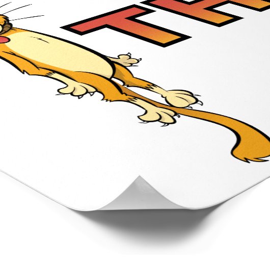 Hou vol met een emotief poster (Hoek)