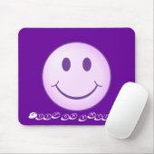 Hou vol met glimlachen. muismat (Met muis)