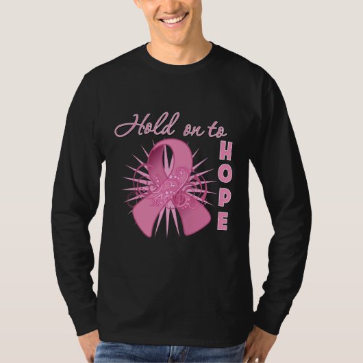 Hou vol met hoop - borstkanker t-shirt (Voorkant)