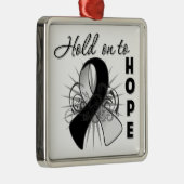 Hou vol met hoop - kankerkanker metalen ornament (Rechts)