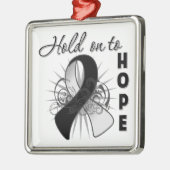 Hou vol met hoop - kankerkanker metalen ornament (Links)