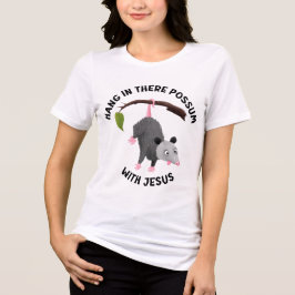 Hou vol met Jezus schattige buidelrat christen Tri-Blend Shirt