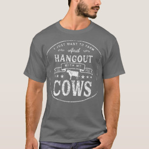 Hou vol met mijn Koeien Farming Farmer Koe Herd  T-shirt