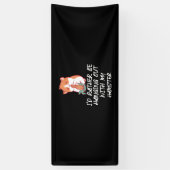 Hou vol met m'n hamster. spandoek (Verticaal)