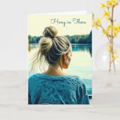 Hou vol | Moeilijke tijden doormaken Kaart (Gele Bloem)