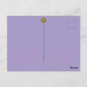 Hou vol, Paarse Beatle, Briefkaart (Achterkant)