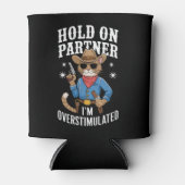 Hou vol partner ik ben overgestimuleerd Retro West Blikjeskoeler (Voorkant)