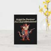 Hou Vol Partner Ik Ben Overprikkeld Western Kat Ko Kaart (Gele Bloem)