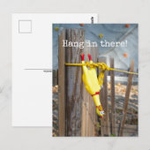 Hou vol Rubber Kip Briefkaart (Voorkant / Achterkant)