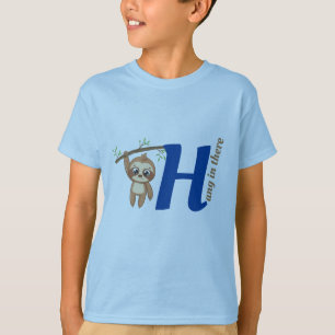 Hou Vol Schattige Hangende Luiaard Grappig T-shirt