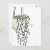 Hou Vol Succulente Briefkaart (Voorkant / Achterkant)