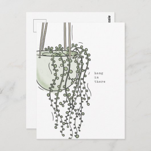 Hou Vol Succulente Postkaart (Voorkant / Achterkant)