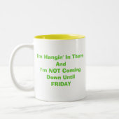 Hou vol. tweekleurige koffiemok (Links)