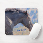 Hou Wild. Wild Horse Mousepad Muismat (Met muis)