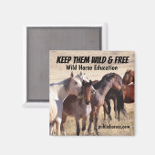 Hou ze vrij en vrij magneet (Voorkant / Achterkant)