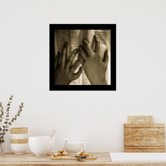 Hou zijn woord vast poster (Keuken)