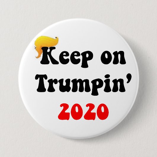 HOUD 2020 OP TRUMPIN!!! GREAT HAIR DAY BUTTON #1 (Voorkant)