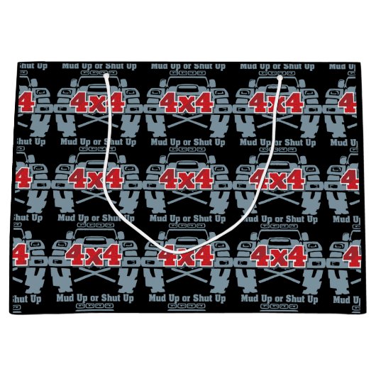 Houd 4x4 uit de weg gedempt of sluit groot cadeauzakje (Voorkant)