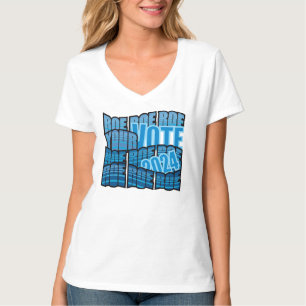 HOUD AAN DE WEG - STEL ROE ROE UW STEMMING T-SHIRT