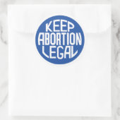 Houd Abortion Legal Pro-Choice Sticker (Tas)