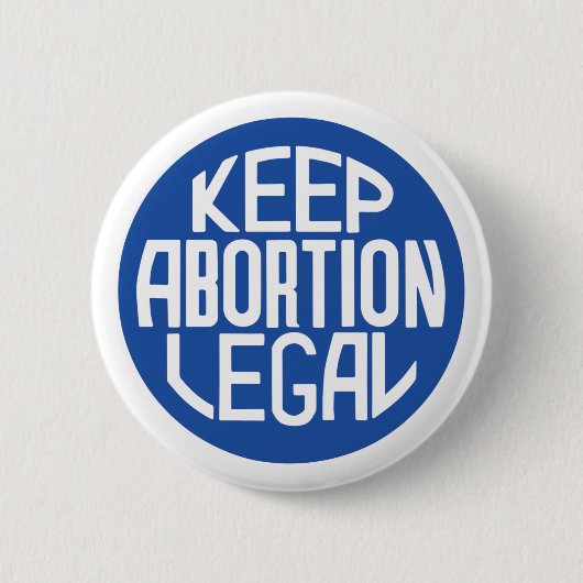 Houd Abortion Legal Pro-Choice Sticker Ronde Button 5,7 Cm (Voorkant)