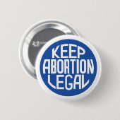 Houd Abortion Legal Pro-Choice Sticker Ronde Button 5,7 Cm (Voorkant /achterkant)