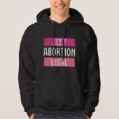 Houd abortus legaal hoodie (Voorkant)