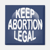 Houd abortus legaal magneet (Voorkant)