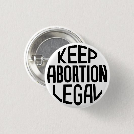 Houd abortus legaal ronde button 3,2 cm (Voorkant /achterkant)