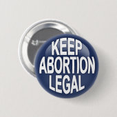 Houd abortus legaal ronde button 5,7 cm (Voorkant /achterkant)
