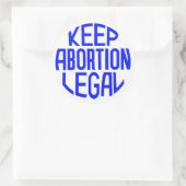 Houd abortus legaal ronde sticker (Tas)