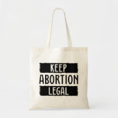 Houd abortus legaal tote bag (Voorkant)