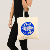 Houd abortus legaal tote bag (Voorkant (product))