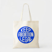 Houd abortus legaal tote bag (Voorkant)