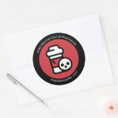 "Houd abortus uit" 2-inch Sticker StopAbortionRx (Envelop)