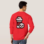 "Houd abortus uit" T-shirt met lange Sleeves StopA (Achterkant volledig)