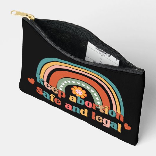 Houd abortus veilig en legaal etui (Open)