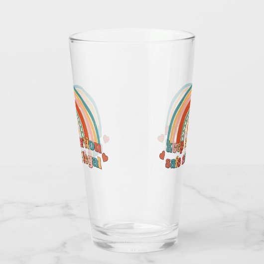 Houd abortus veilig en legaal glas (Rechts)